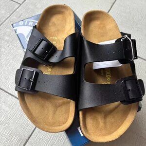 Birkenstock Arizona Sandals – Black Leather, Classic Comfort